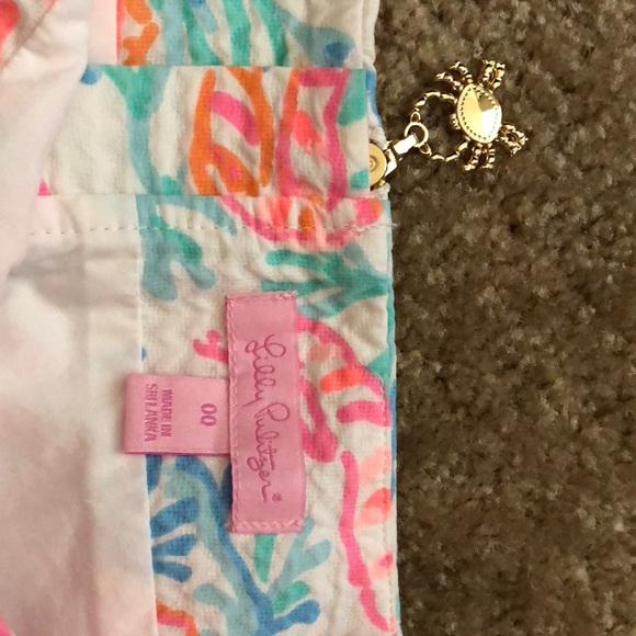 NWOT Lilly Pulitzer crab skort size 00 - Picture 4 of 4